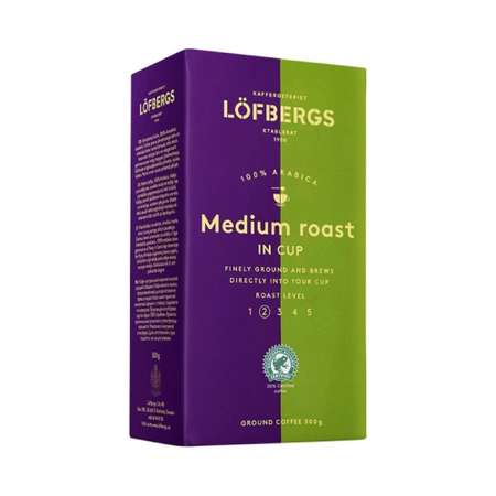 Кофе молотый Lofbergs Medium Roast 500гр