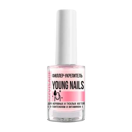 Лак для ногтей Luxvisage укрепитель филлер young nails для неровных и тусклых ногтей