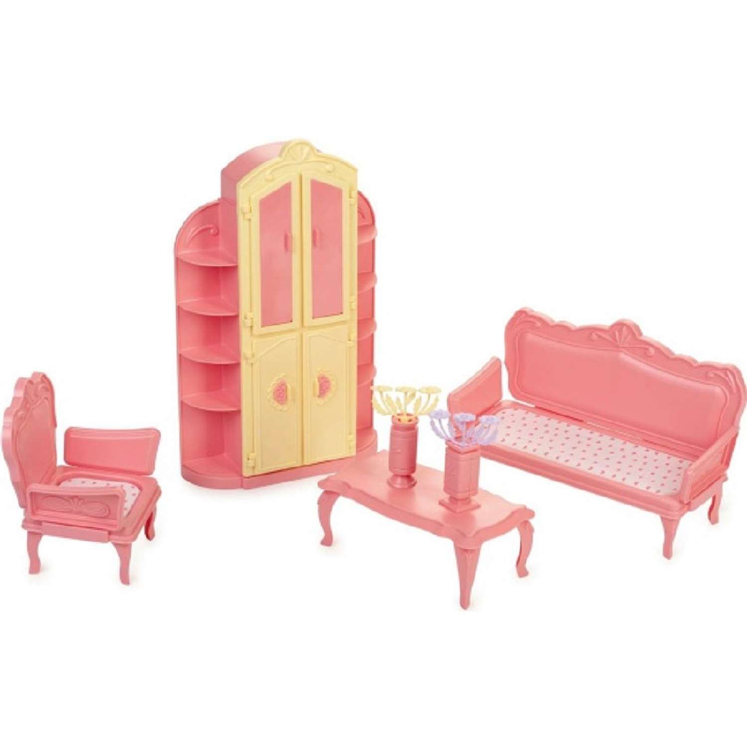 Мебель для кукол ОГОНЁК Гостиная комната Маленькая принцесса С-1524 - фото 1