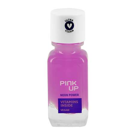 Средство для укрепления ногтей Pink Up Neon power с антиоксидантами и экстрактом винограда 11 мл