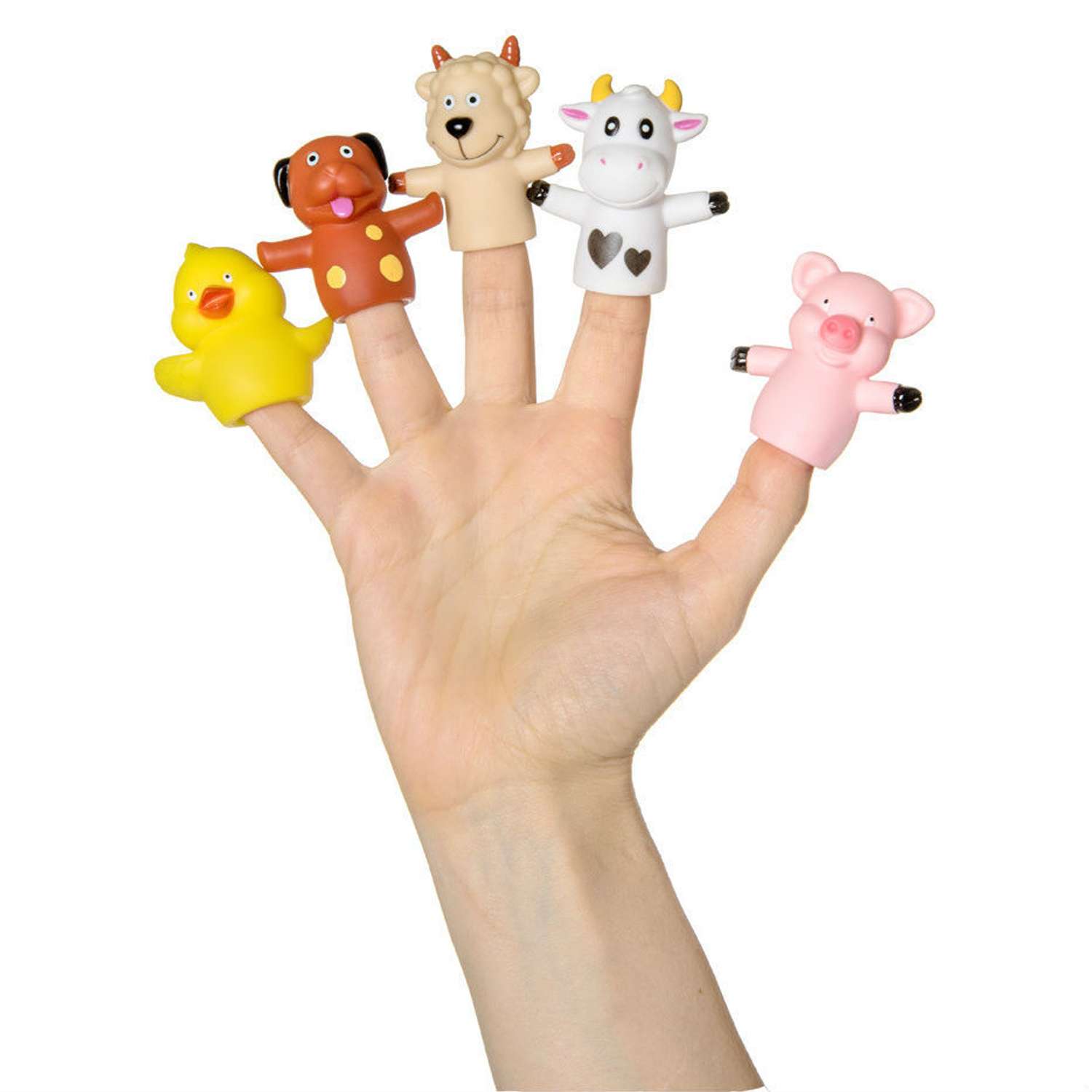 Набор Курносики игрушек на пальчики ферма - фото 2