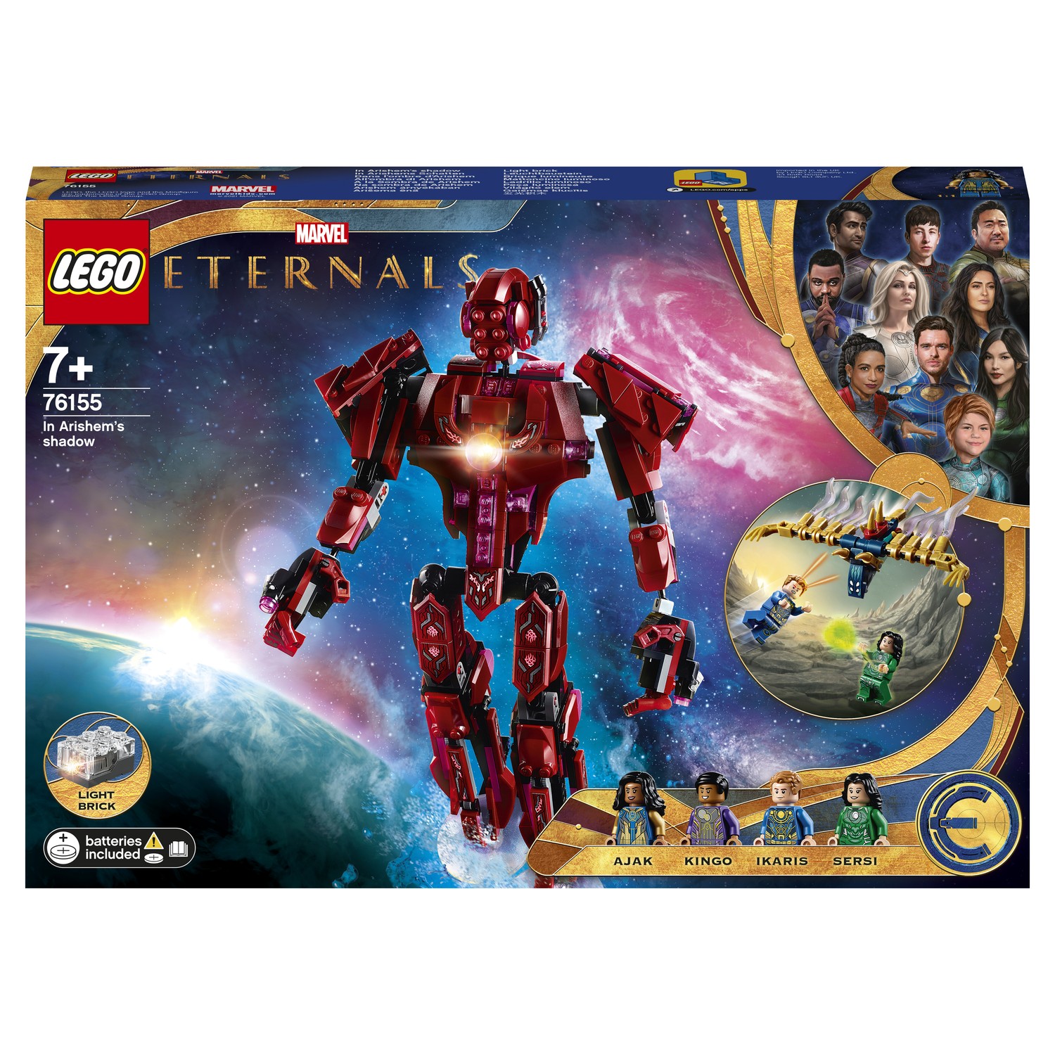 Конструктор LEGO Super Heroes Вечные перед лицом Аришема 76155 купить по  цене 2999 ₽ в интернет-магазине Детский мир