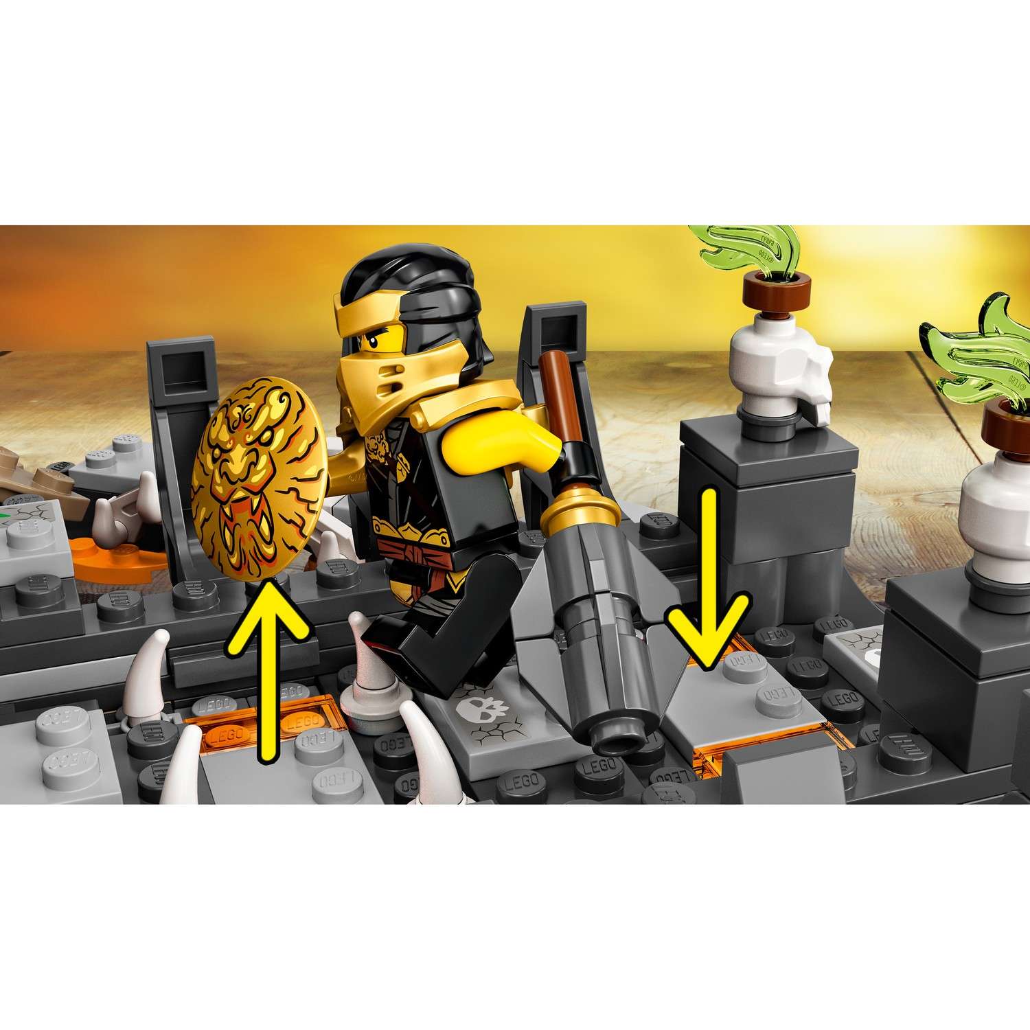 Конструктор LEGO Ninjago Подземелье колдуна-скелета 71722 - фото 17
