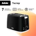 Тостер BBK TR82 черный мощность 700 Вт