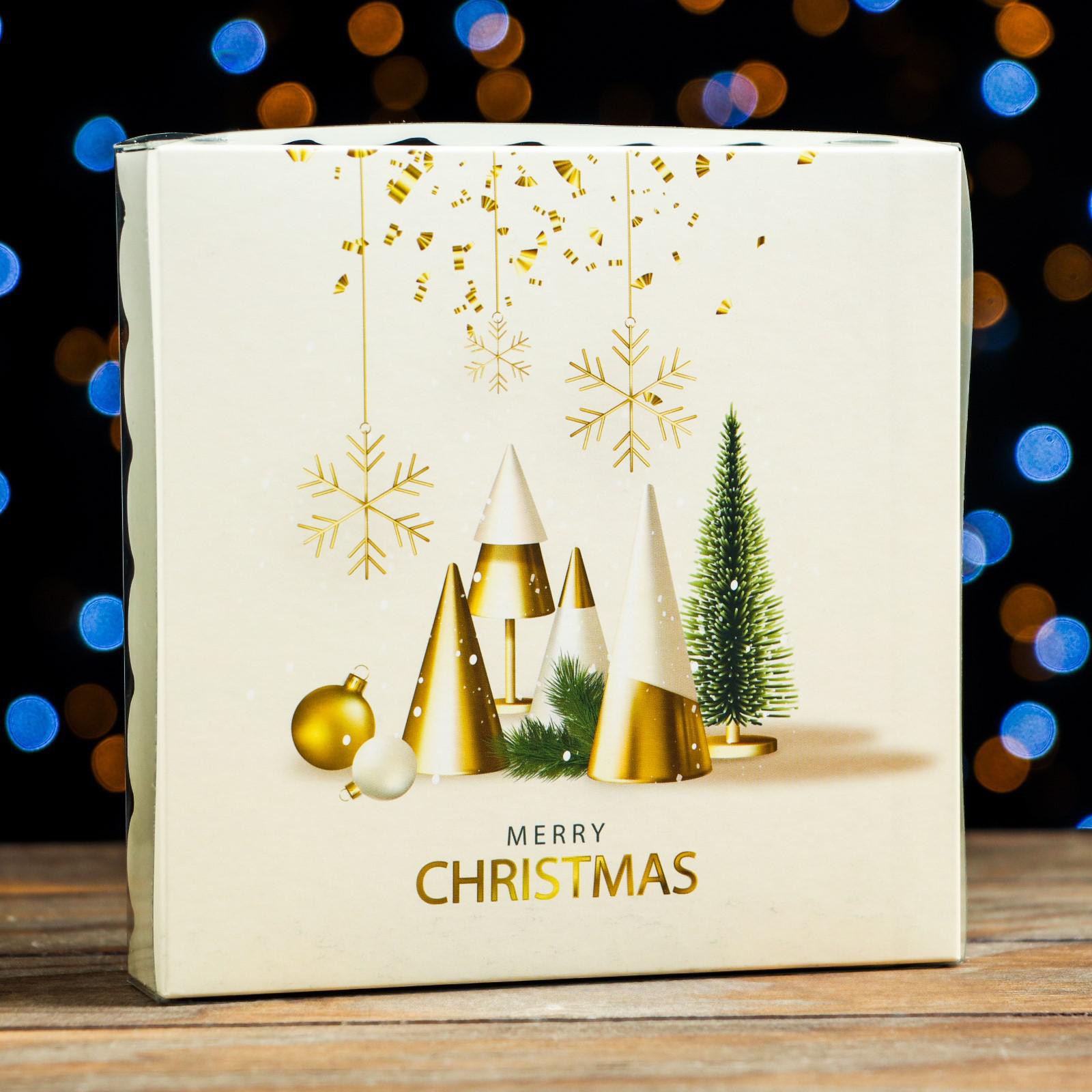 Коробочка Sima-Land для печенья«Рождество» 15×15×3 см. 1 шт. - фото 2