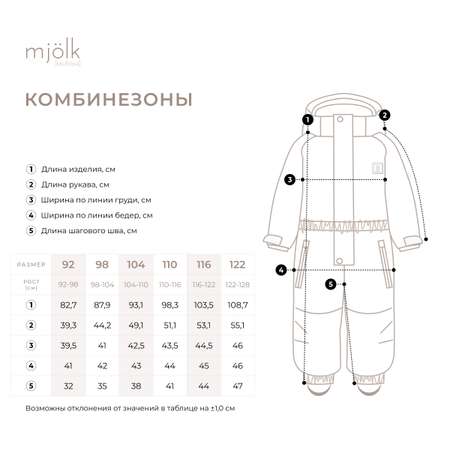 Комбинезон Mjolk