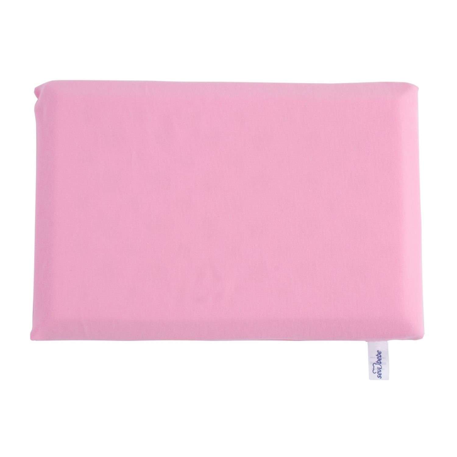 Подушка для новорожденных SEVIBEBE с перфорацией от удушения розовая 0+ - фото 1