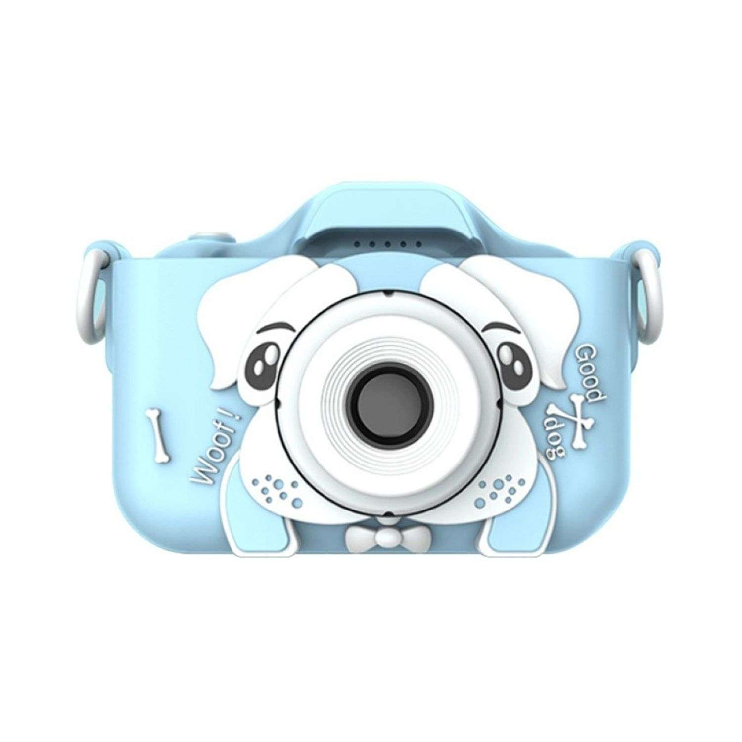 Детский фотоаппарат Uniglodis Бульдог голубой - фото 1