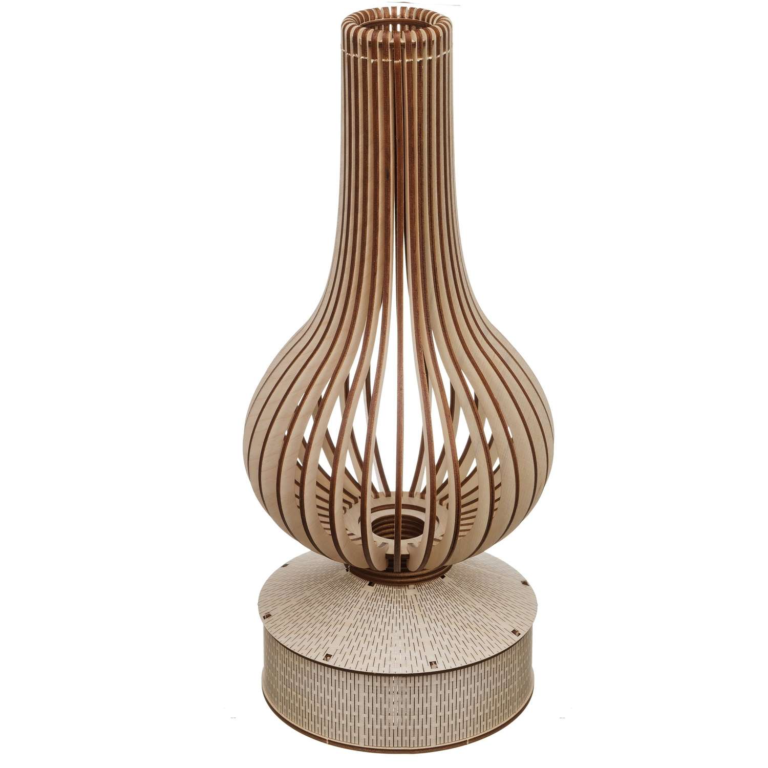 Сборная модель деревянная TADIWOOD Лампа Ретро 50 см. 45 деталей - фото 2