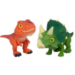 Набор игровой KiddiePlay 2 динозаврика Оранжевый-Салатовый 22201