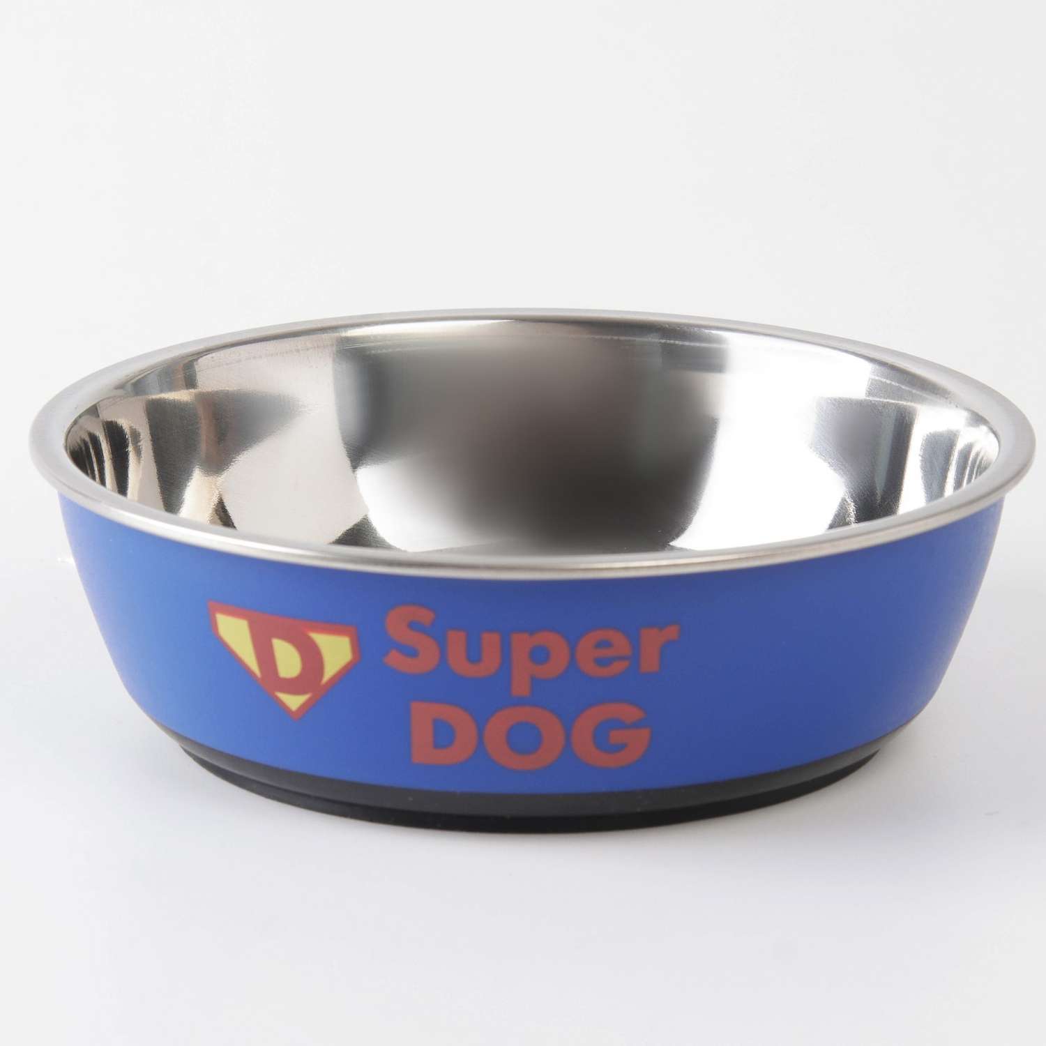 Миска Пушистое счастье металлическая для собаки Super dog 450 мл 14х4.5 см - фото 3
