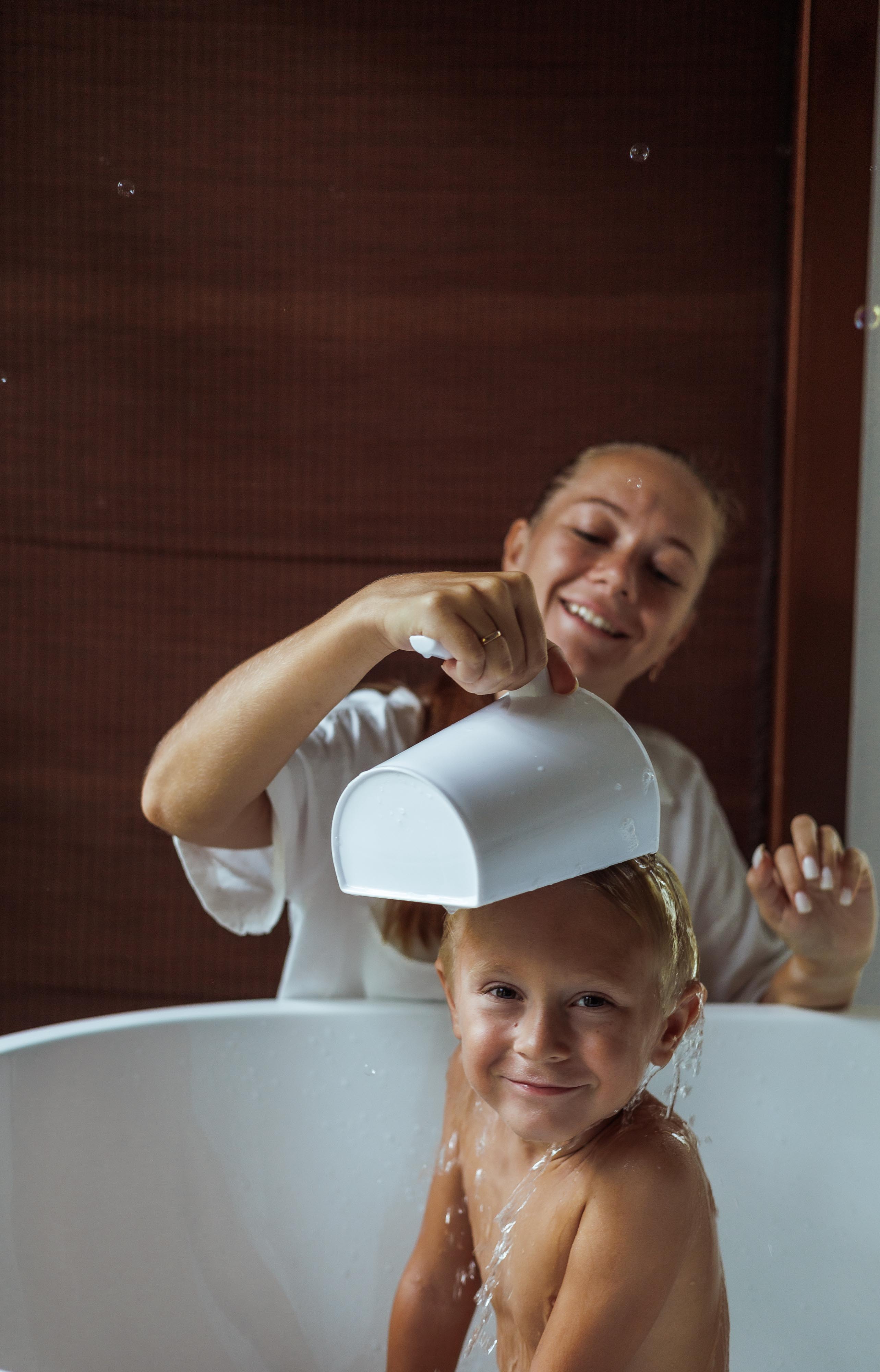 Ковш детский Miyoumi для купания и мытья головы - Mint - фото 8