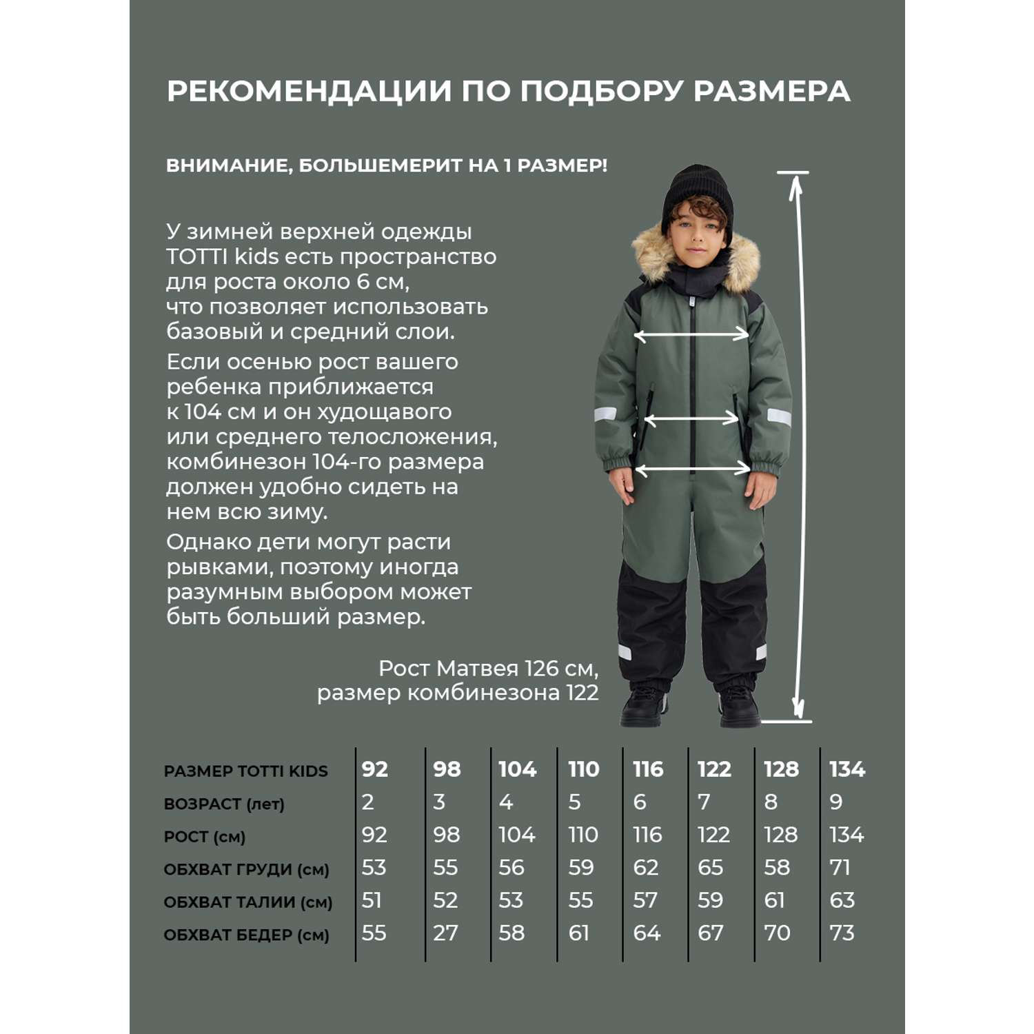 Комбинезон Totti Kids AW23TKB001/Комбинезон детский/Зеленый - фото 7