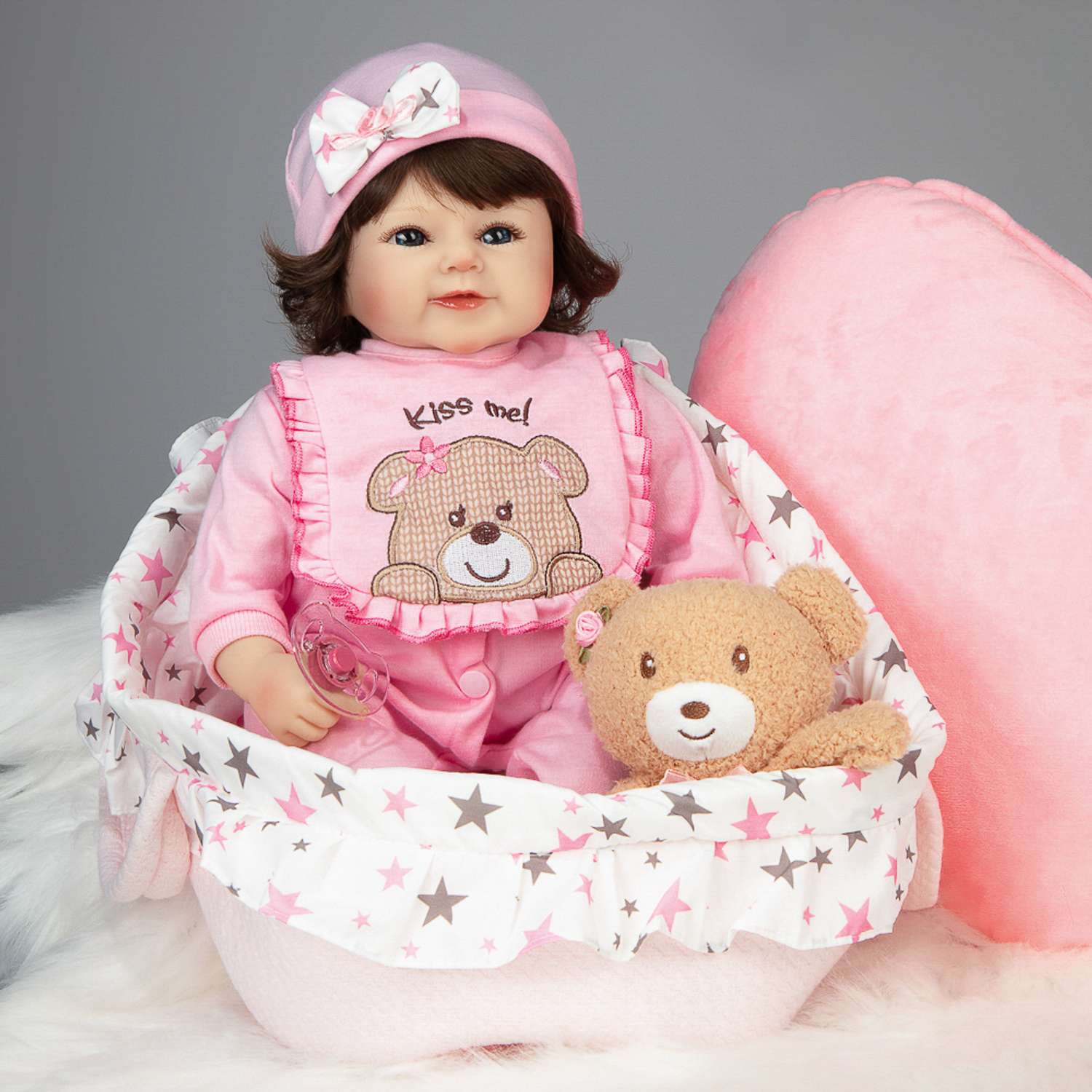 Кукла Реборн QA BABY Варвара девочка большая пупс набор игрушки для девочки 42 см 45008 - фото 3