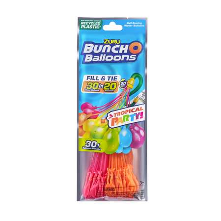 Водные шары-бомбочки Bunch O Balloons 30+ шаров в ассортименте 56479