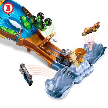 Автотрек Hot Wheels Гонка разрушителей