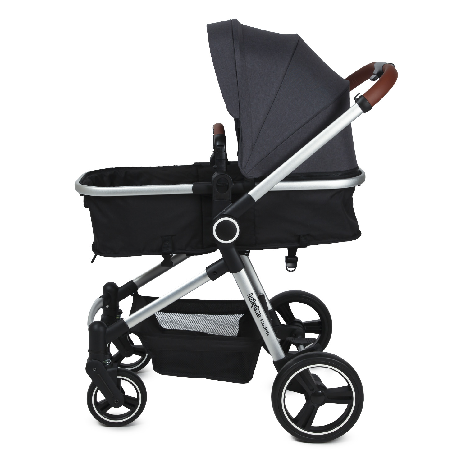 Коляска трансформер Babyton FlexiRide Black-Grey - фото 11