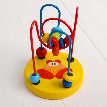 Развивающая игрушка Sima-Land Серпантинка лабиринт Крабик