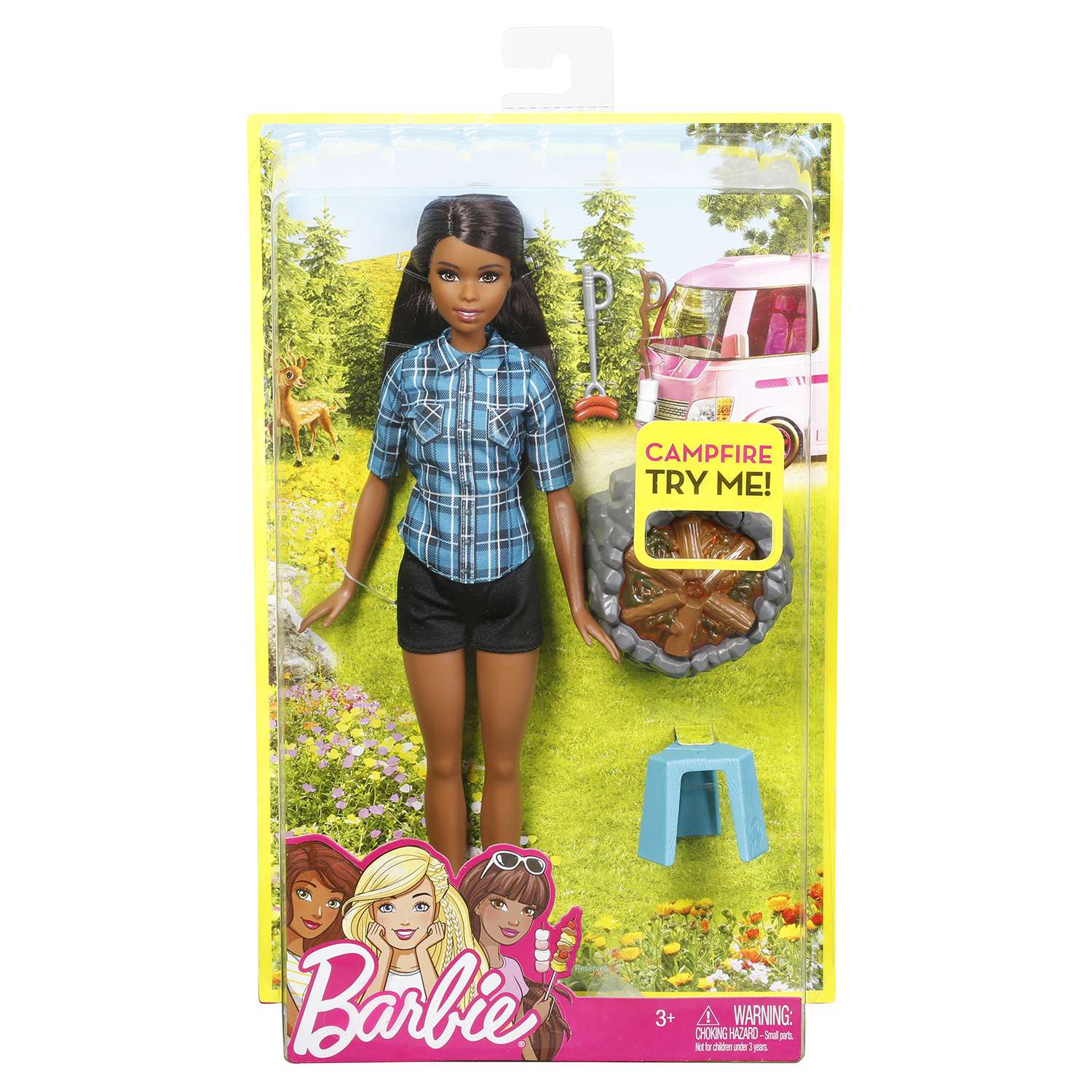 Кукла Barbie У костра FDB45 FDB43 - фото 2