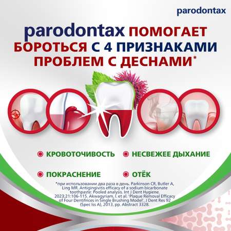 Зубная паста Parodontax комплексная защита с травами 75мл