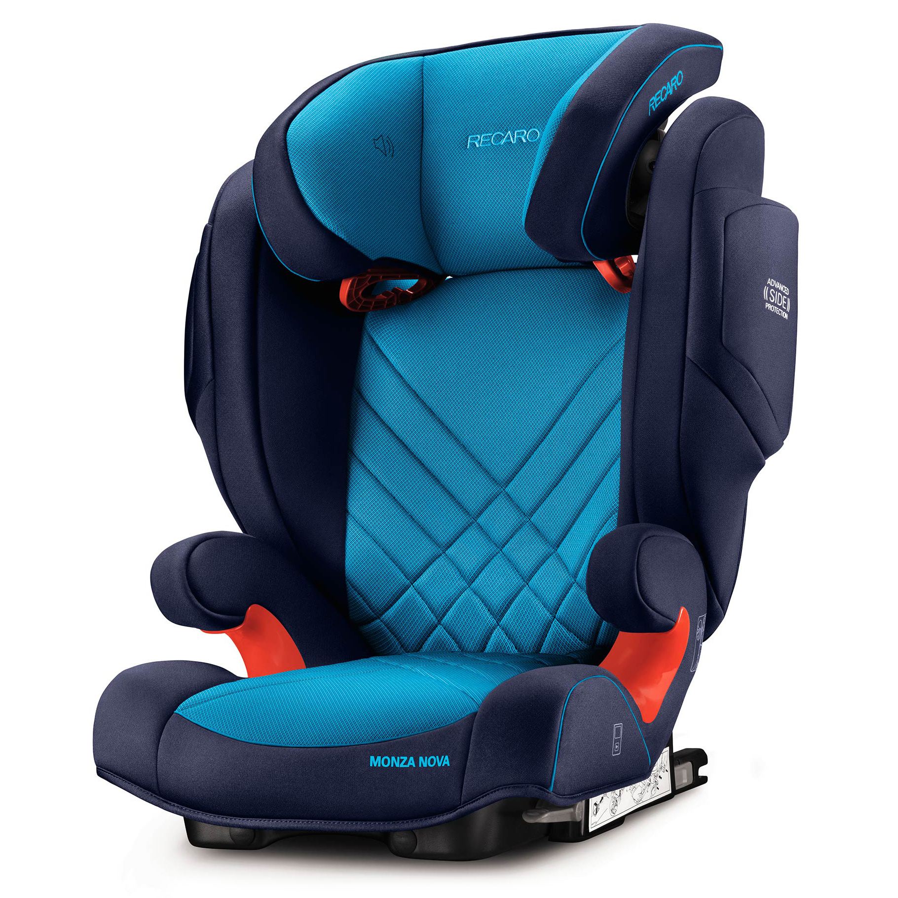 Автокресло Recaro Monza Nova 2 Seatfix Xenon Blue - фото 1