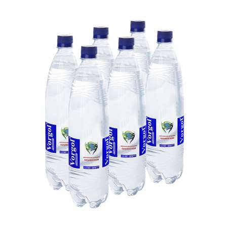 Вода питьевая Vorgol природная артезианская газированная 6 шт по 1.5 л