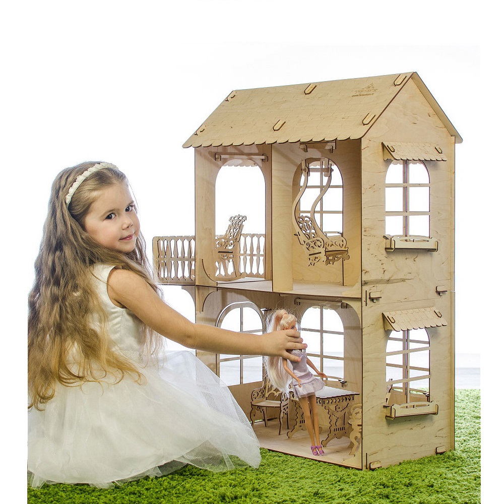 Кукольный домик Теремок для Барби КД-5 207 - фото 4