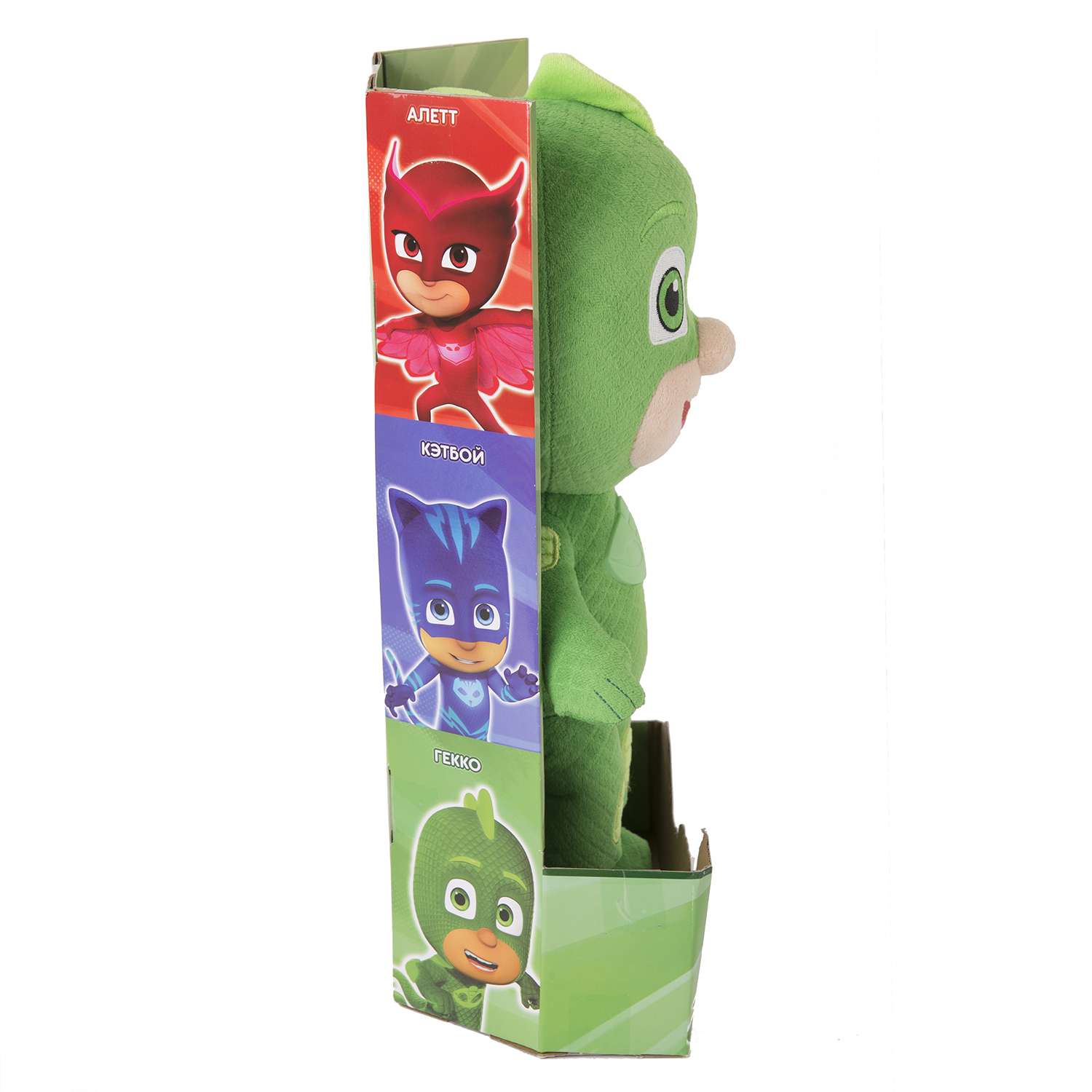 Мягкая игрушка PJ masks Гекко со звуком 38 см - фото 5