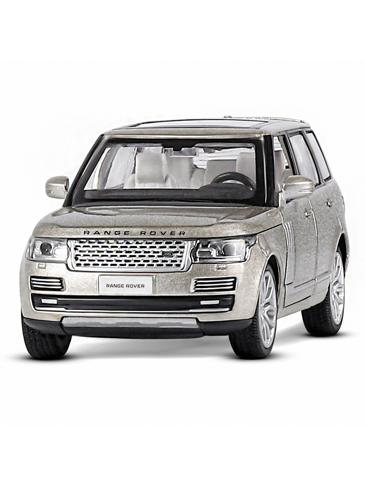 Внедорожник АВТОпанорама Land Rover Range Rover 1:34 бежевый JB1251158 - фото 10