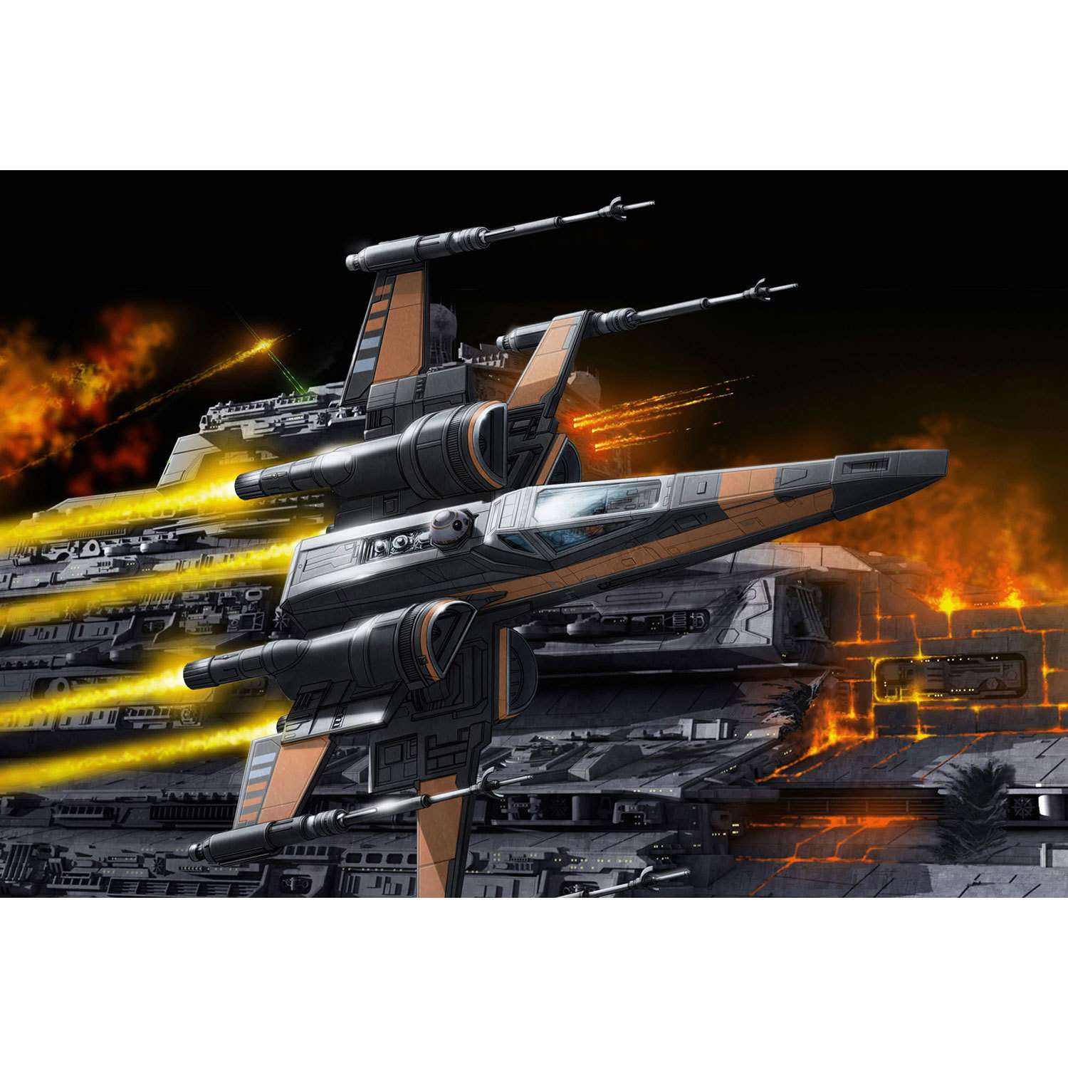 Модель для сборки Revell Звездные войны Истребитель По Собери и играй 06750 - фото 5