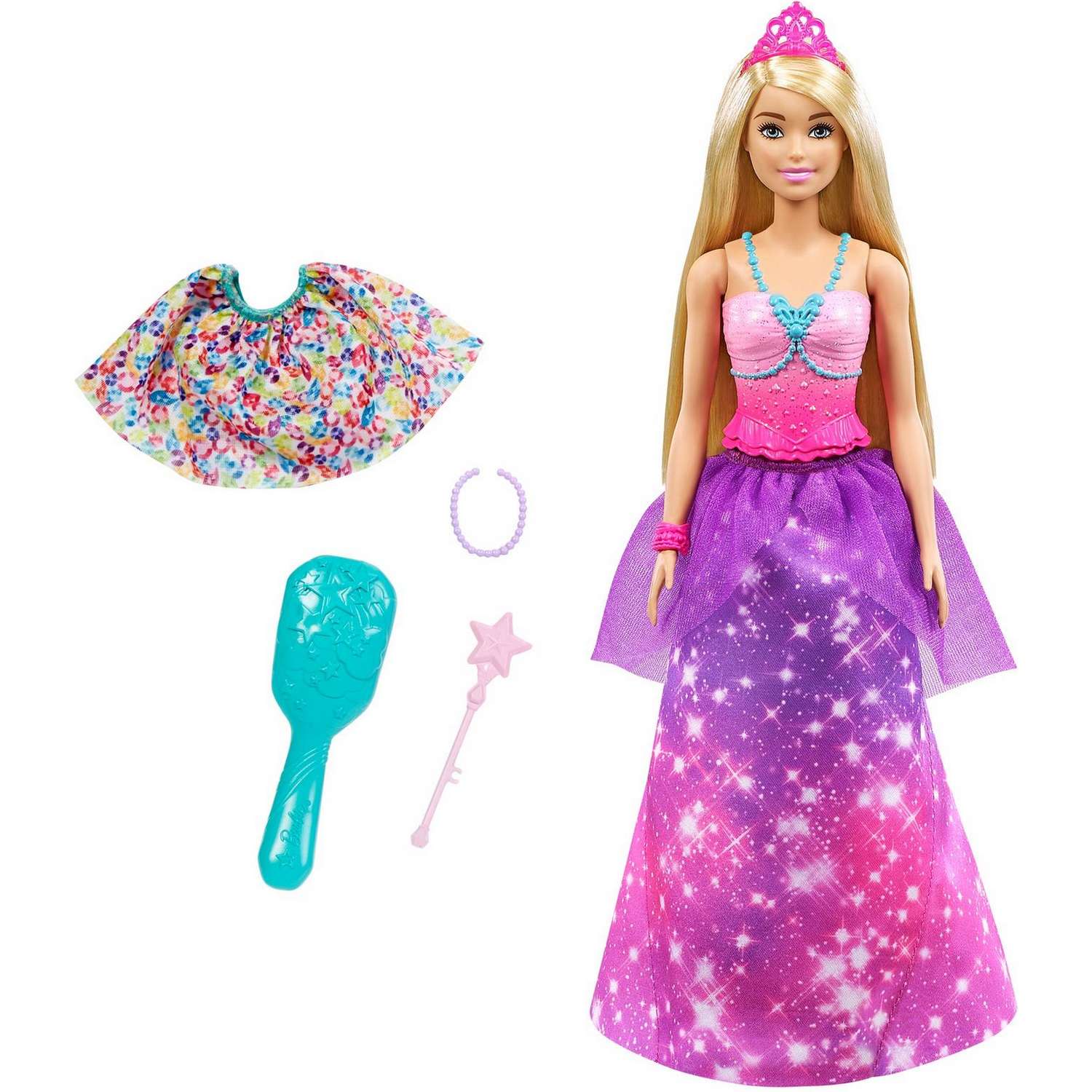 Кукла Barbie Дримтопия 2в1 Принцесса GTF92 GTF92 - фото 1