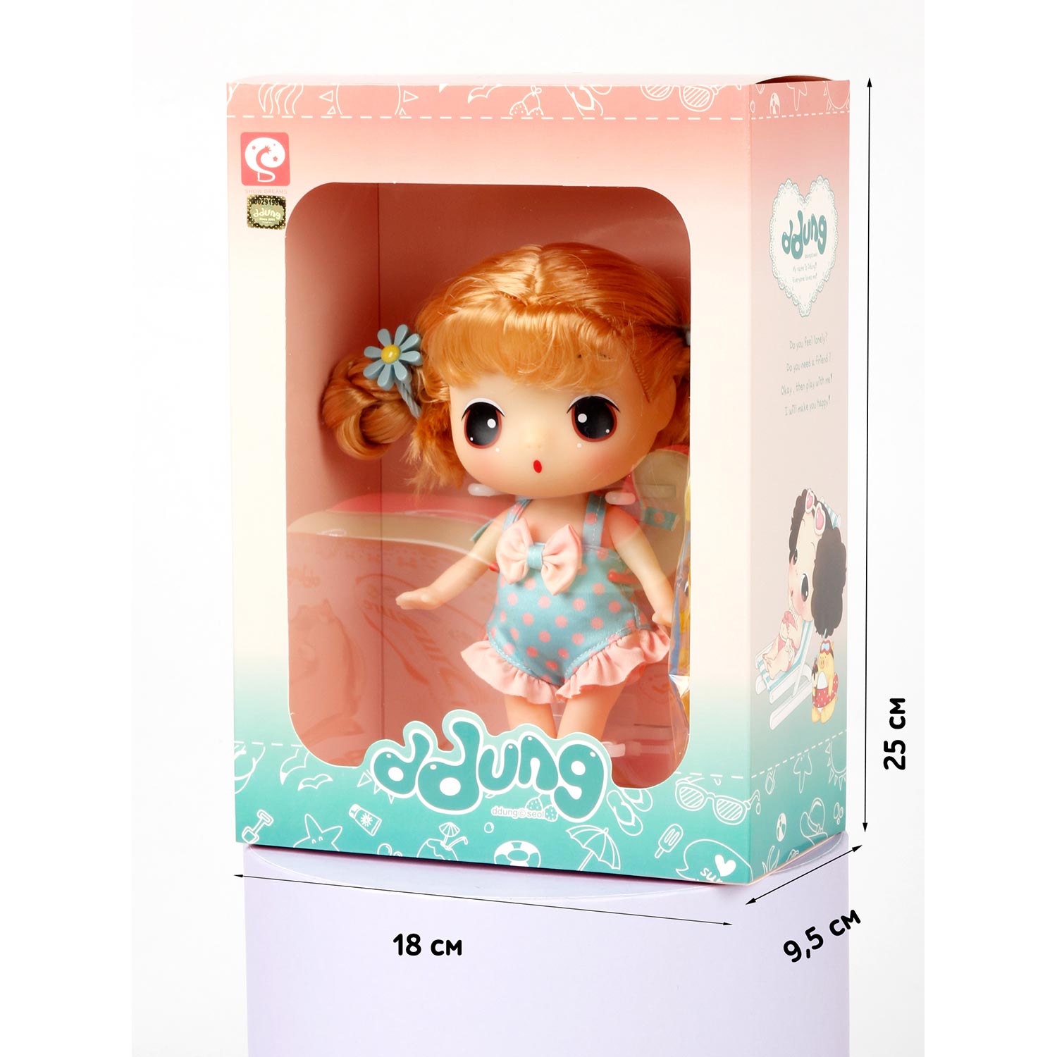 Кукла DDung Пляжница 18 см корейская игрушка аниме FDE1831 - фото 11
