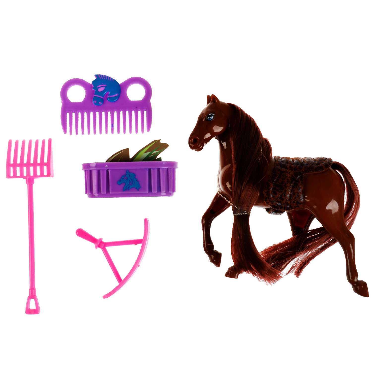Аксессуары для кукол Карапуз Лошадь с аксессуарами для Софии 338876 - фото 2