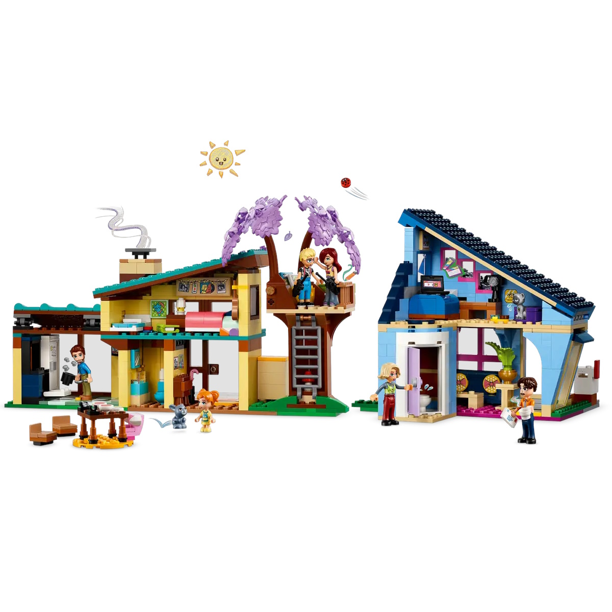 Playset Lego 42620 Olly and Paisley Family Homes