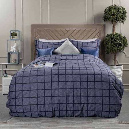 Постельное белье Arya Home Collection Евро 200x220 Alamode Fuga комплект сатин наволочки 4 шт. 50х70 70х70