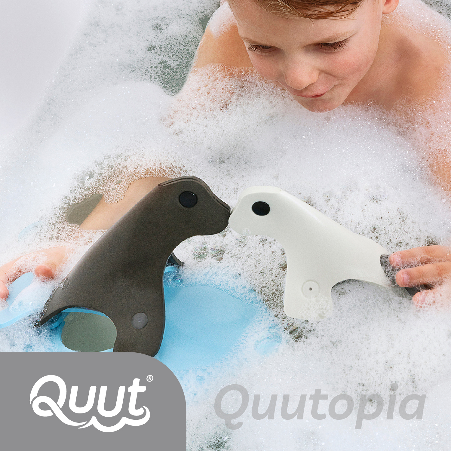 Конструктор 3D QUUT мягкий для игры в ванне Quutopia Остров тюленей 3 элемента - фото 6