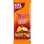 Шоколад молочный Nuts с фундуком и начинкой со вкусом глинтвейна 170г