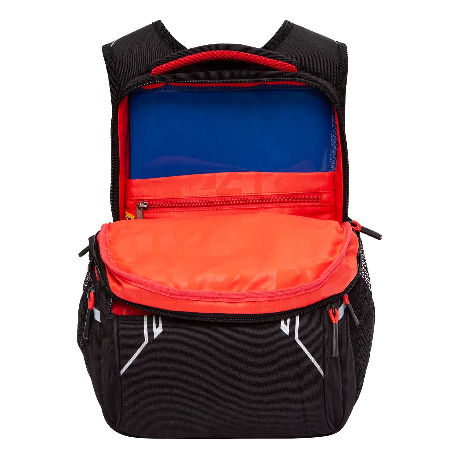 Рюкзак школьный Grizzly Черный-Красный RB-250-4/1 - фото 4