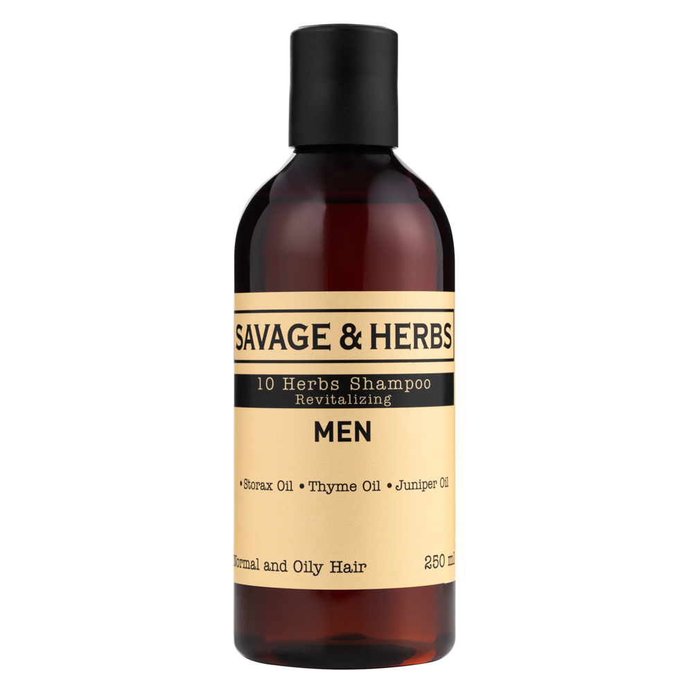Восстанавливающий шампунь Savage and Herbs с 10 травами - фото 1