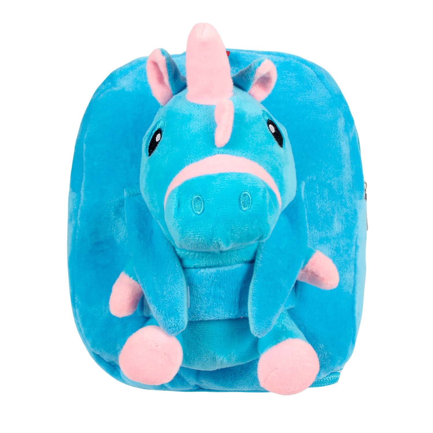 Рюкзак с игрушкой Little Mania голубой Дракоша с розовым - фото 1