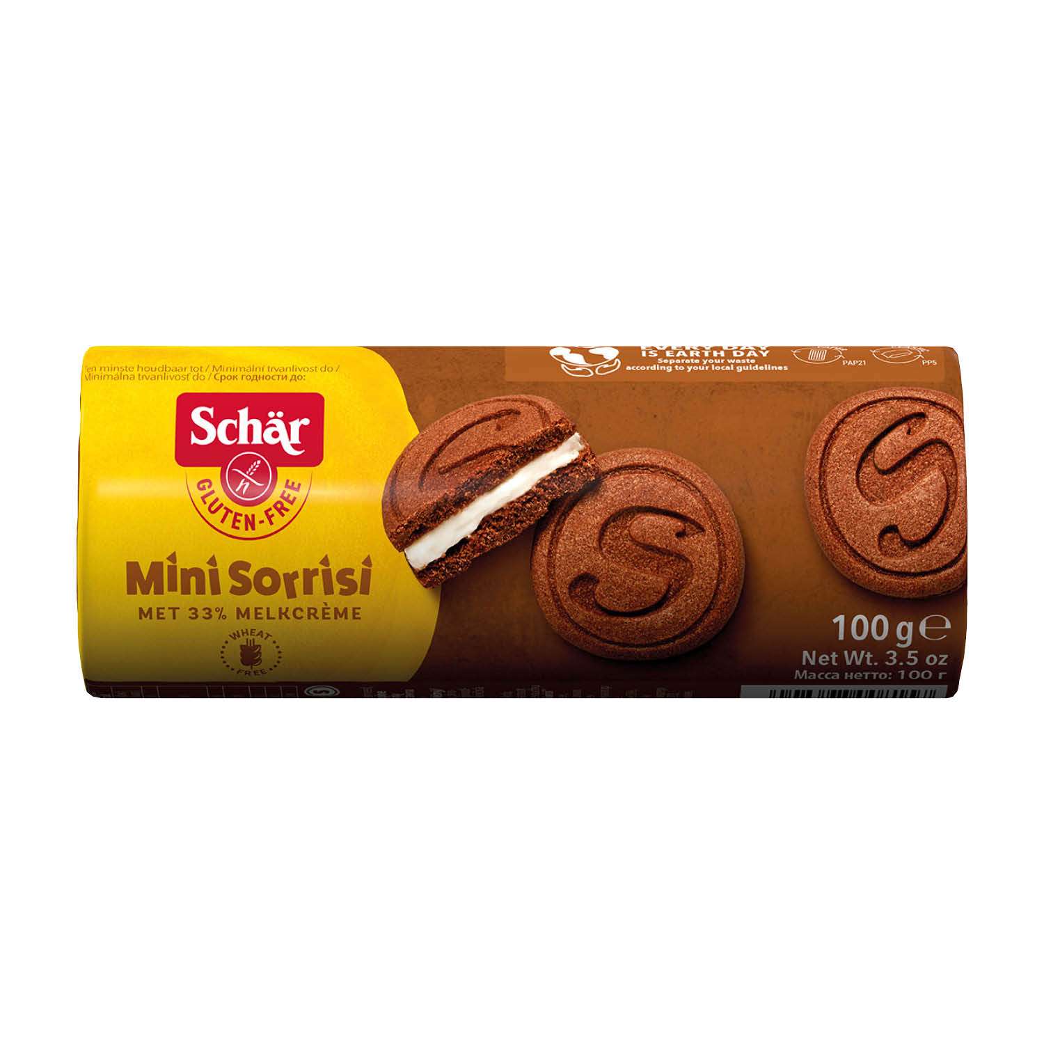 Печенье Schaer Mini Sorrisi без глютена 100г*3 штуки - фото 2