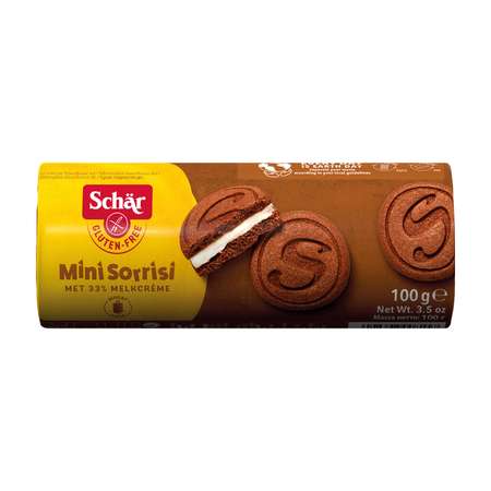 Печенье Schaer Mini Sorrisi без глютена 100г*3 штуки
