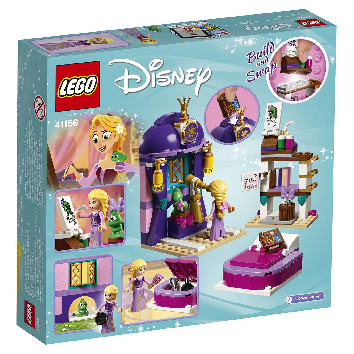 Конструктор LEGO Disney Princess Спальня Рапунцель в замке 41156 - фото 3