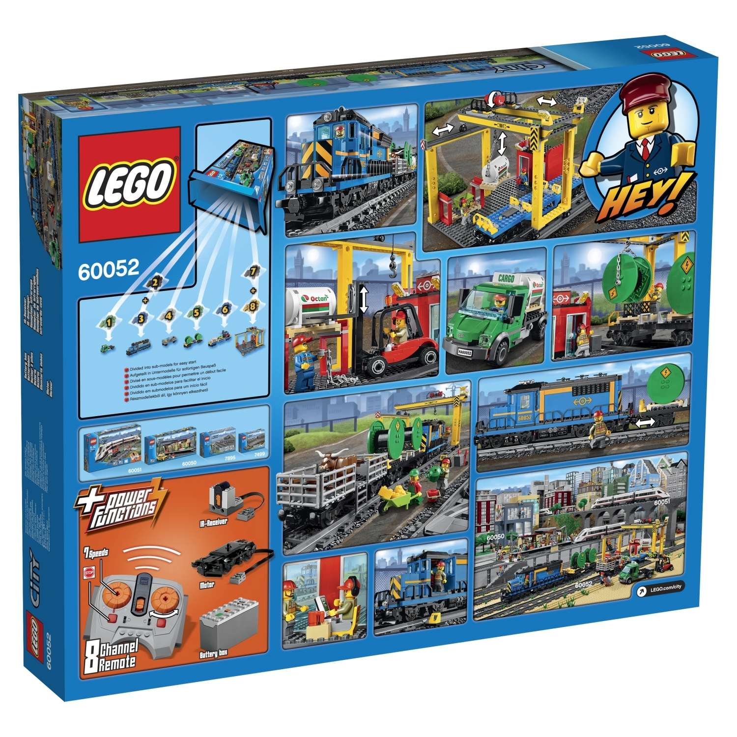 Конструктор LEGO City Trains Грузовой поезд (60052) - фото 3