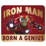 Коврик для мыши ABYStyle Marvel Flexible mousepad Iron Man Born to be a genius 23.5x19.5 см