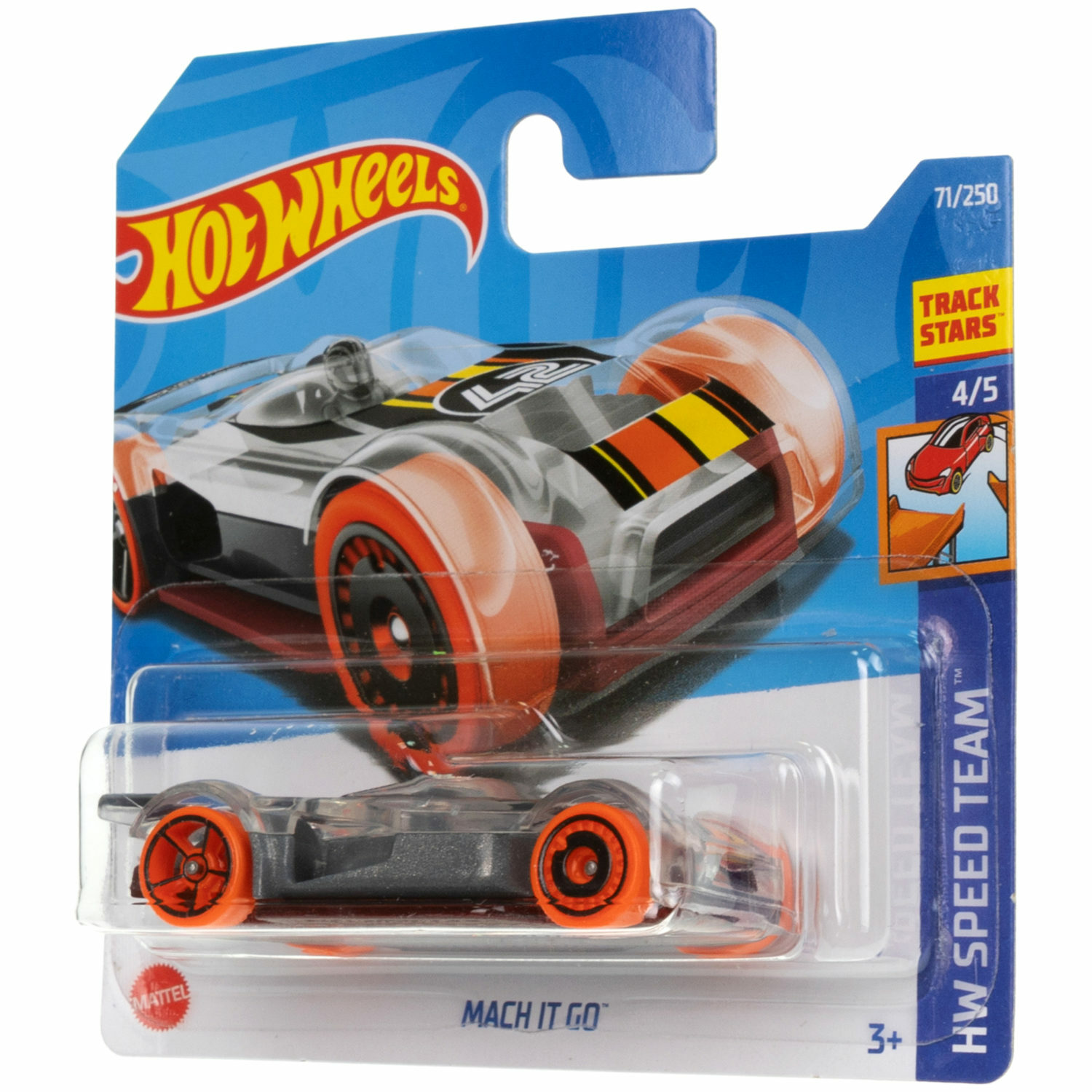 Болид Hot Wheels Mach it go без механизмов 5785-107 - фото 7