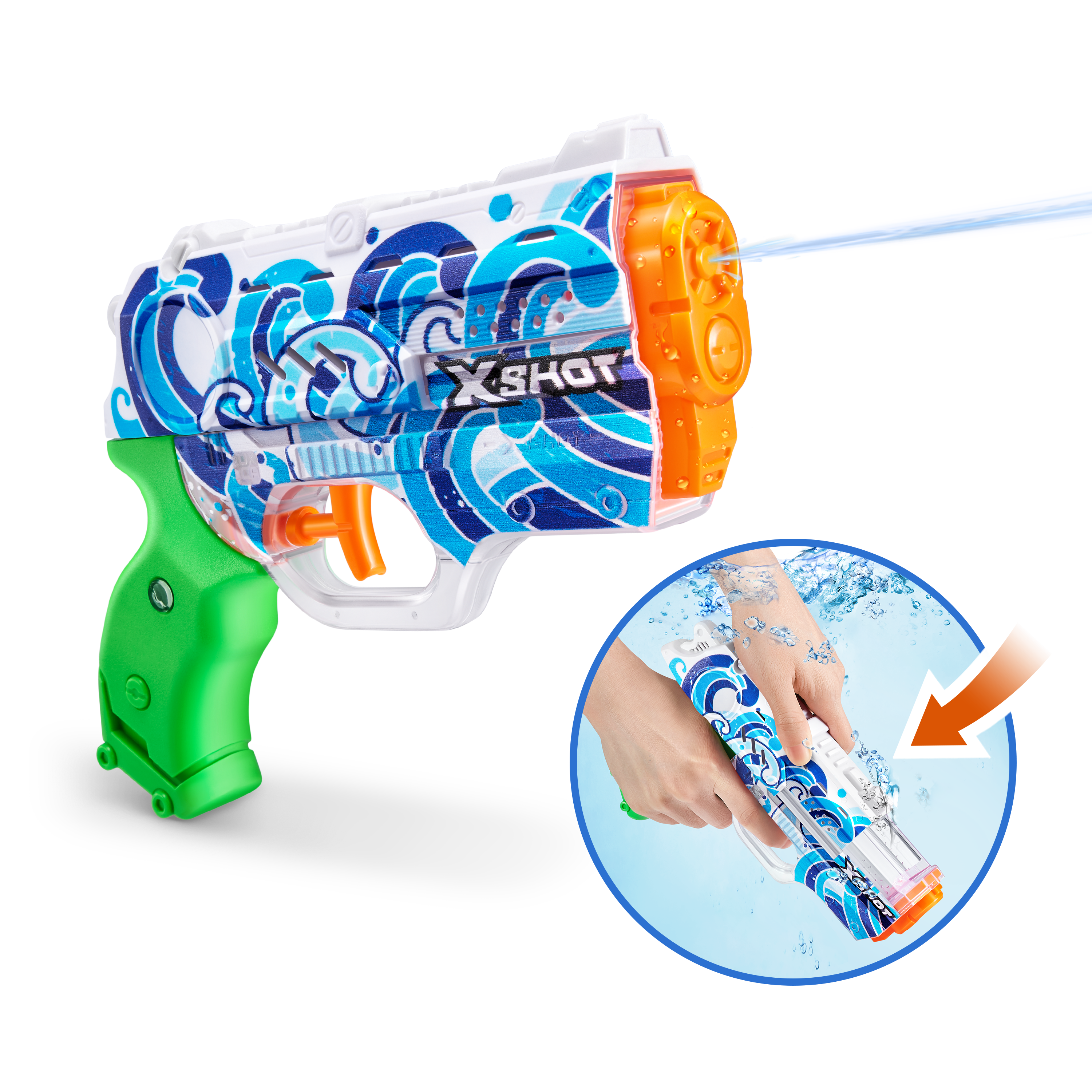 Бластер водный Zuru XSHOT  Skins Water в ассортименте - фото 8