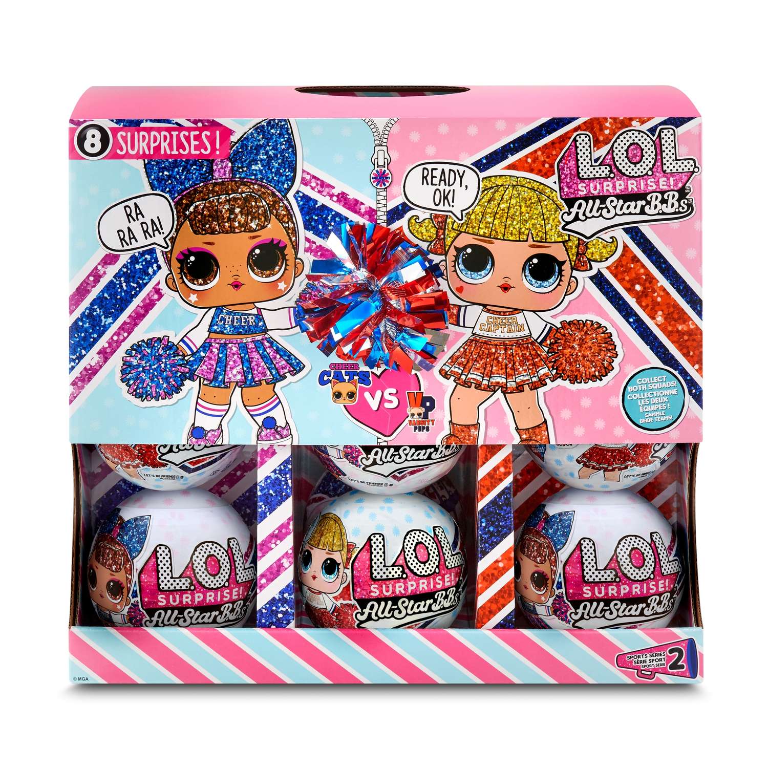 Кукла L.O.L. Surprise! All Star Sports Series 2 Cheer в непрозрачной упаковке (Сюрприз) 570363XX1E7CRF 570363XX1E7CRF - фото 12