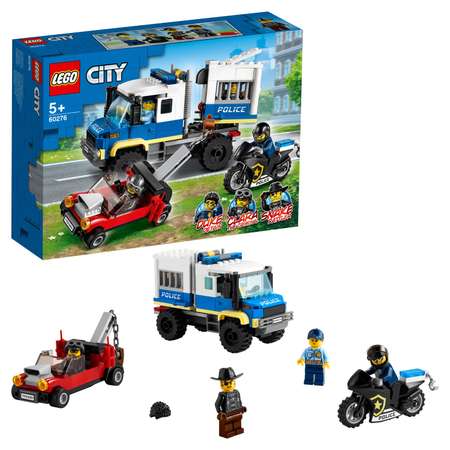 Конструктор LEGO City Police Транспорт для перевозки преступников 60276