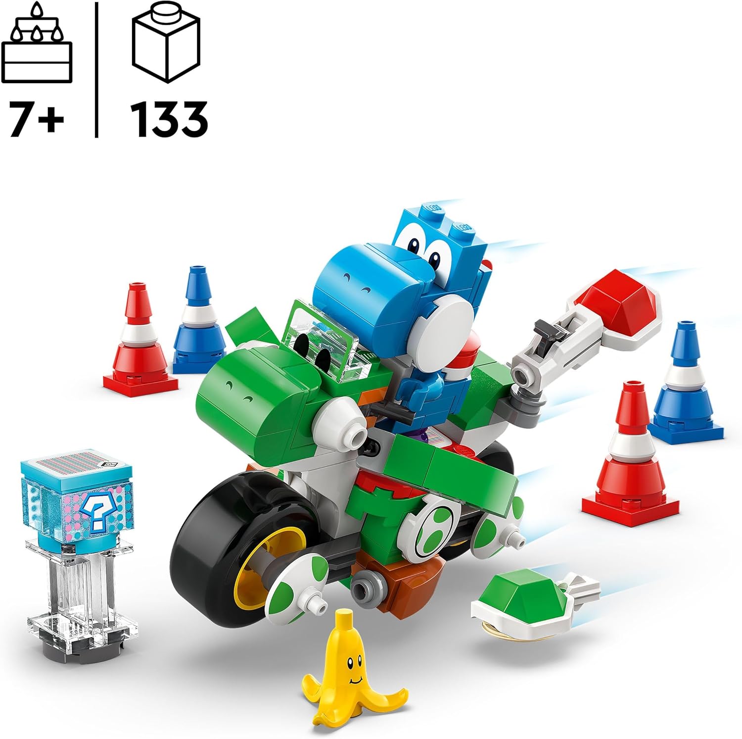 Конструктор LEGO Mario Kart Йоши на байке 72031 - фото 2